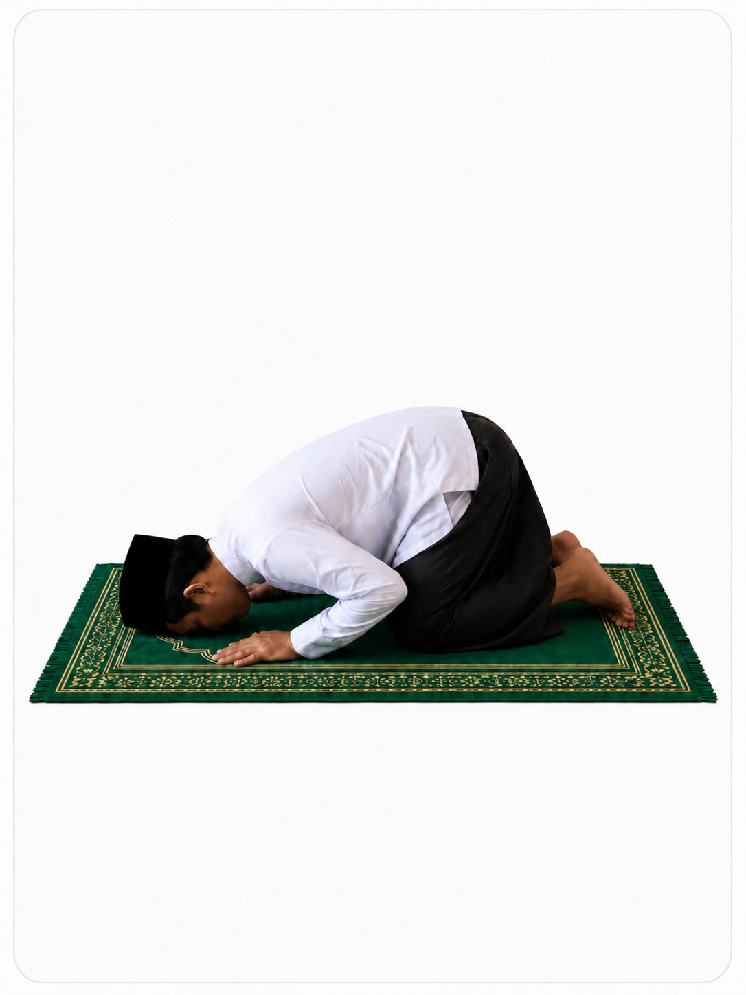 Peragaan gerakan Sujud Pertama