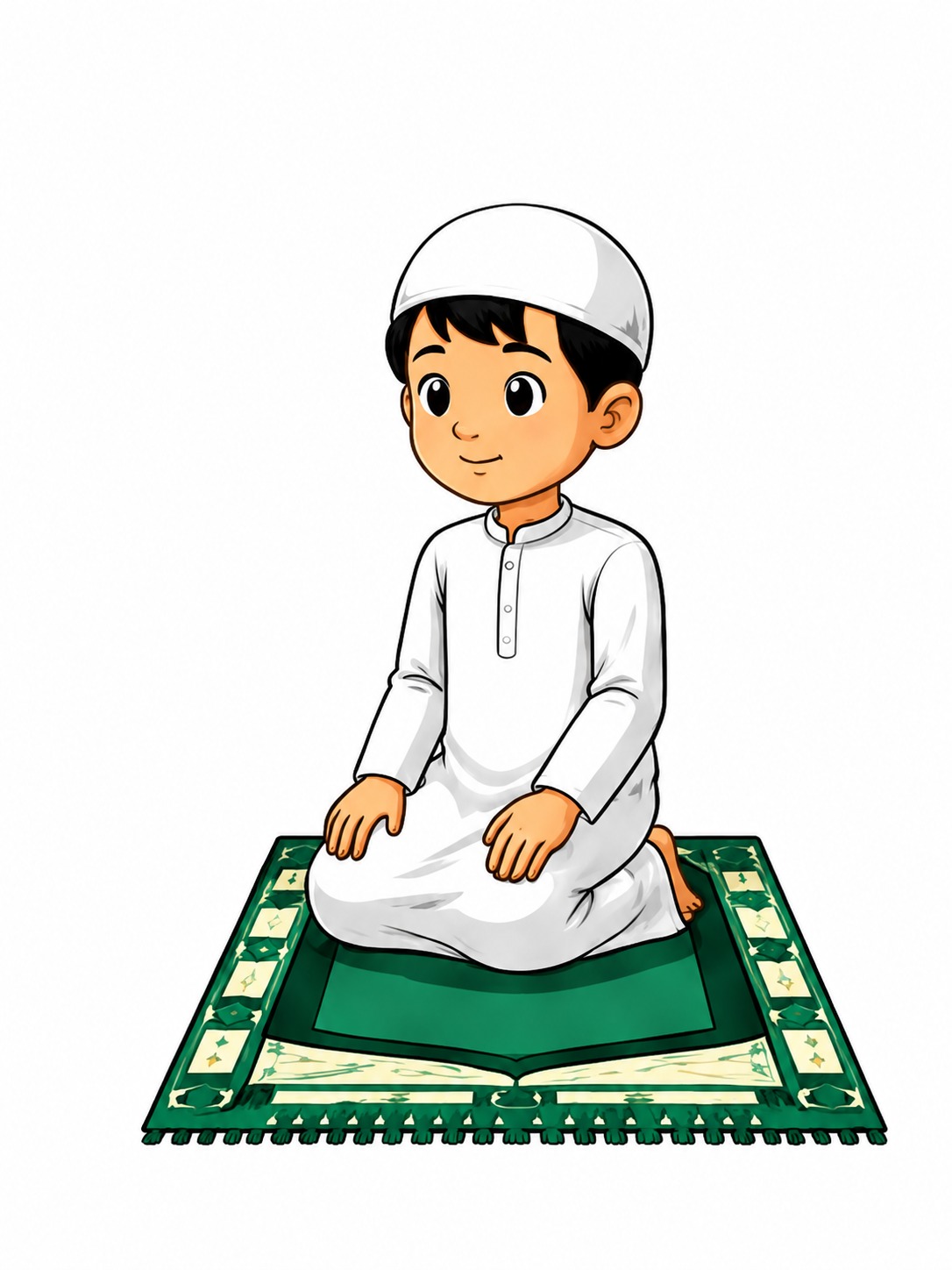 Peragaan gerakan Duduk Antara Dua Sujud