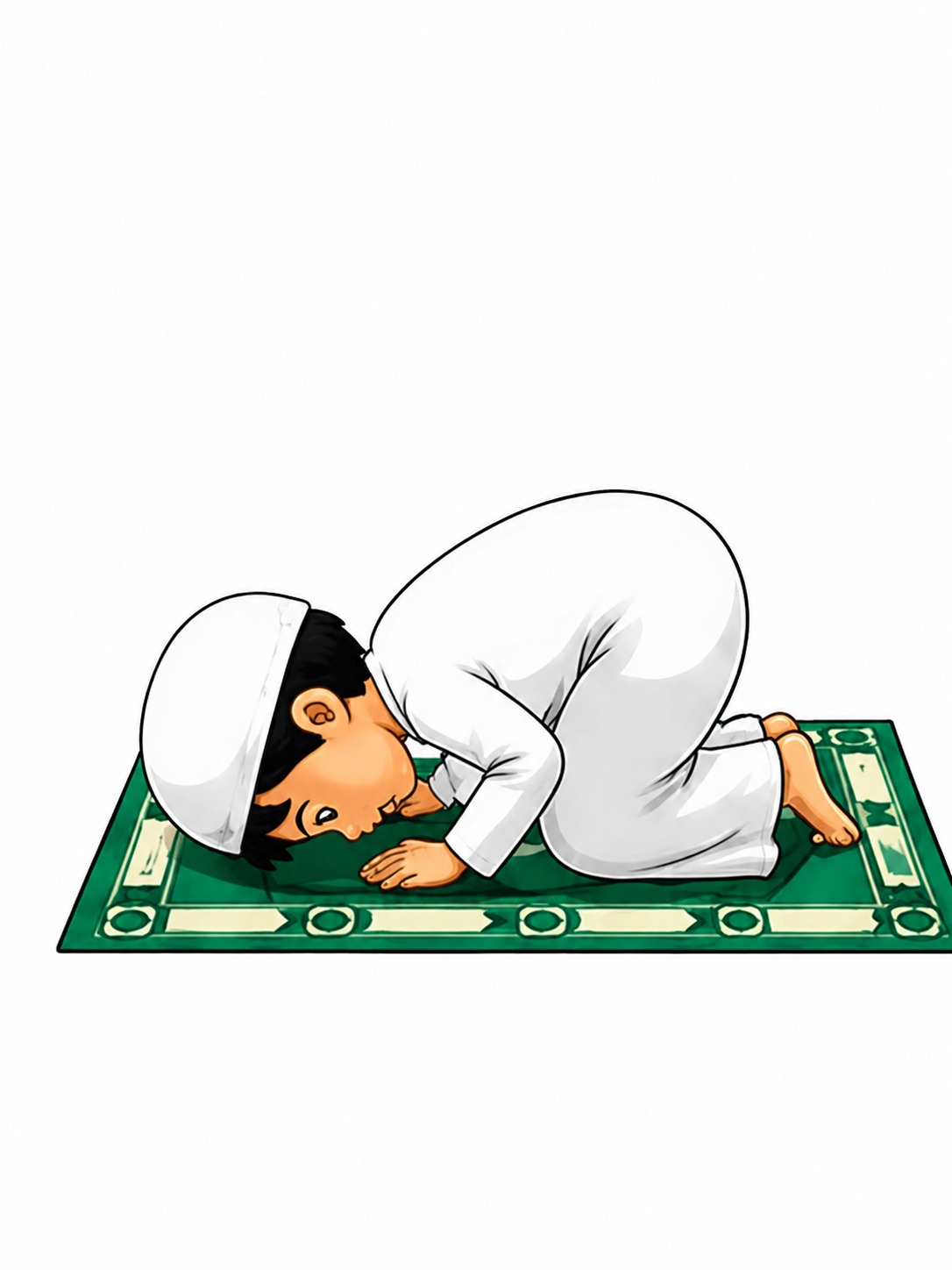 Peragaan gerakan Sujud Kedua