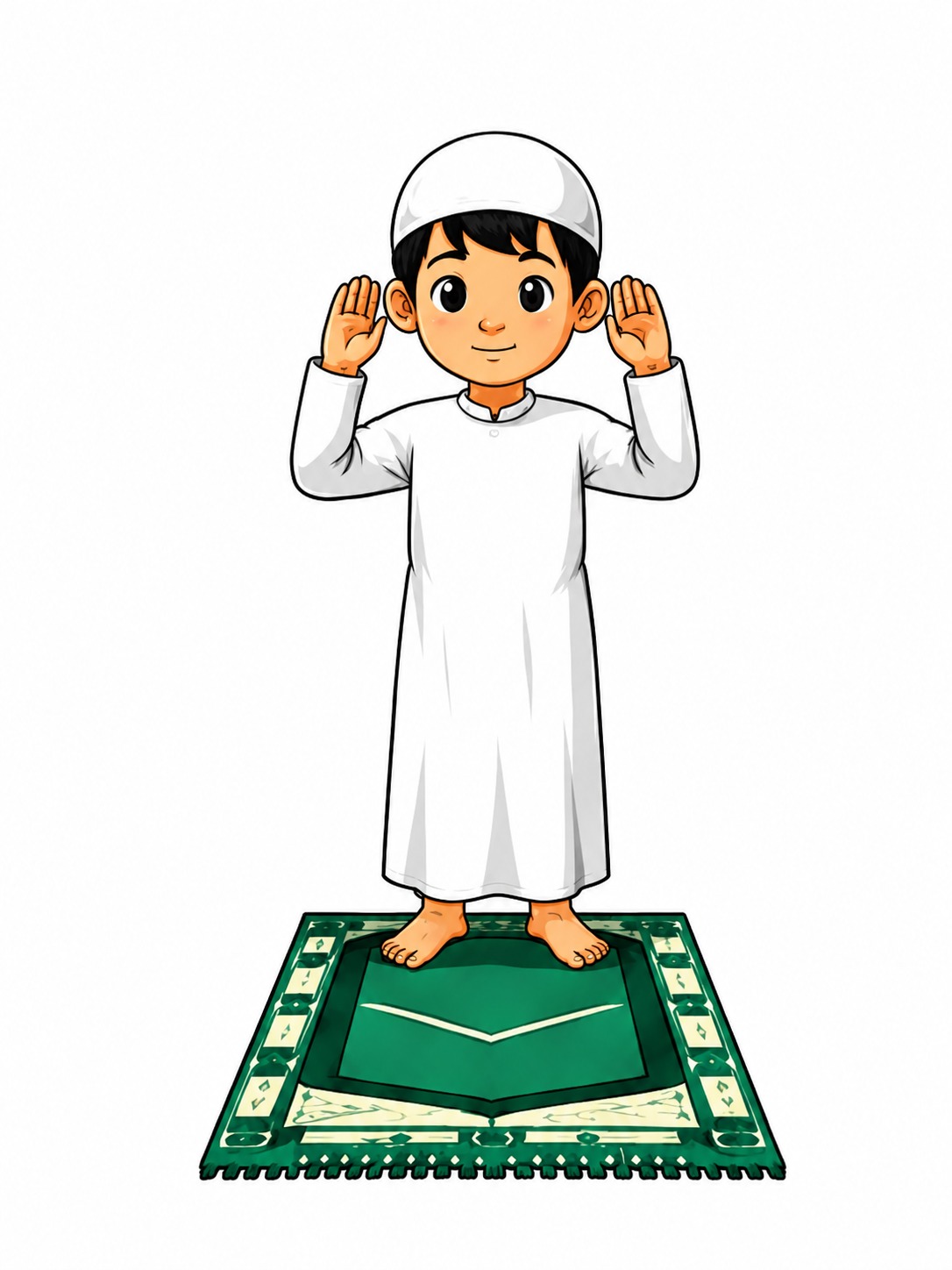 Peragaan gerakan Takbiratul Ihram